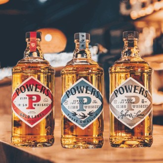 Powers Irish whiskey reveals a new bottle design