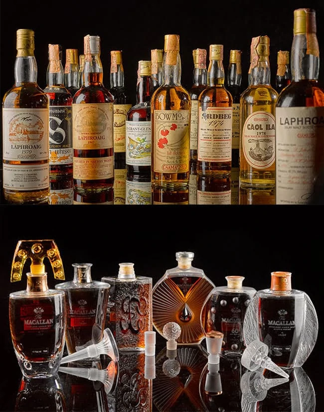 rare whisky bottles