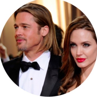 Brad Pitt y Angelina Jolie juntos para estrenar su champagne
