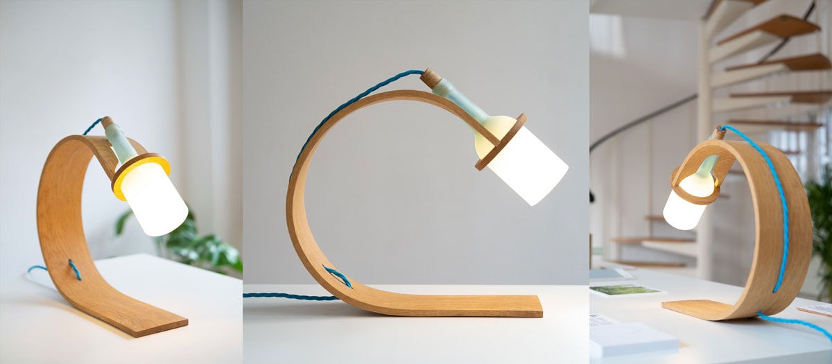 quercus sustainable upcycled lamp