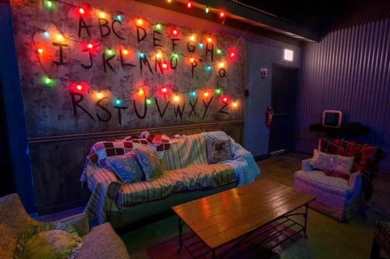 stranger things inspired bar