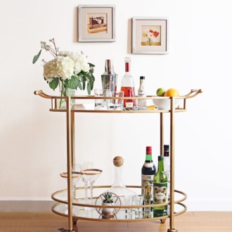 Spirits, bitter, mixers and other essential ingredients for your home bar