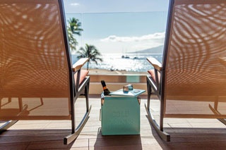 The new cocktail lounge at the Sheraton Maui Hotel