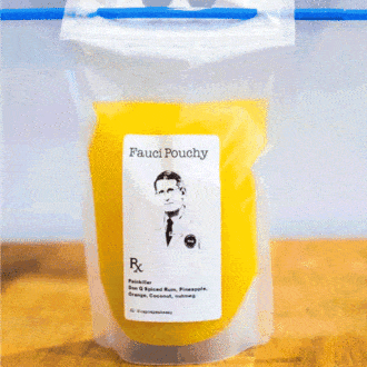 What is the “Fauci Pouchy” cocktail and why is it called that?