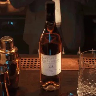 Two cocktail recipes made with Castarède Armagnac VS