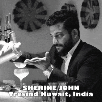 Le cocktail à base de rhum « Sailor’s Tattoo » du bartender Sherine John