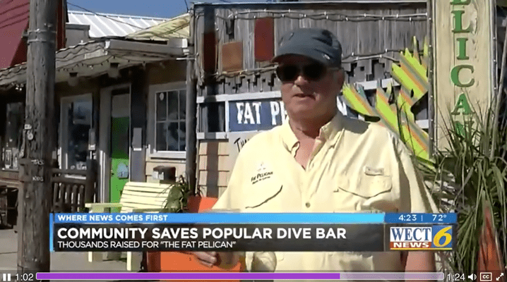 La communauté de Carolina Beach sauve un bar grâce à plus de 13 000 dollars en dons