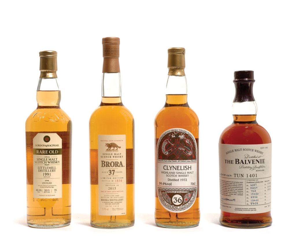 Venta de Artcurial el 29 y 30 de junio para los coleccionistas de whisky y licores finos: Macallan, Gordon & MacPhail,...