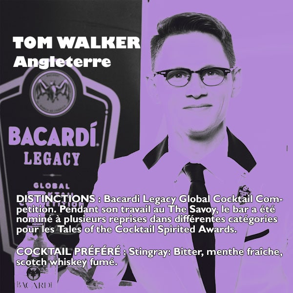 Devinez qui je suis ? Un bartender basé en Angleterre et j’ai participé au Bacardi Legacy UK front