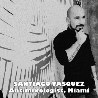 Le Sand Island, un cocktail à base de gin signé Santiago Vásquez