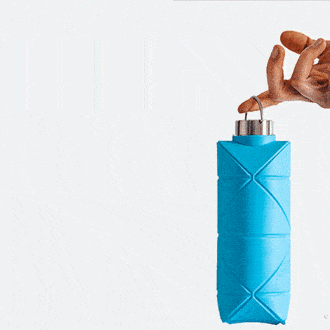 Conoce la botella plegable y reutilizable Origami Bottle