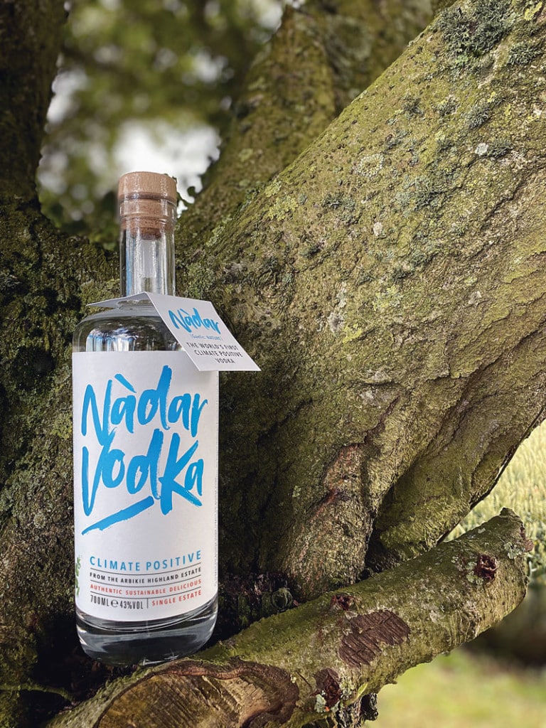 The Arbikie distillery launches a second spirit based on peas: Nàdar Vodka