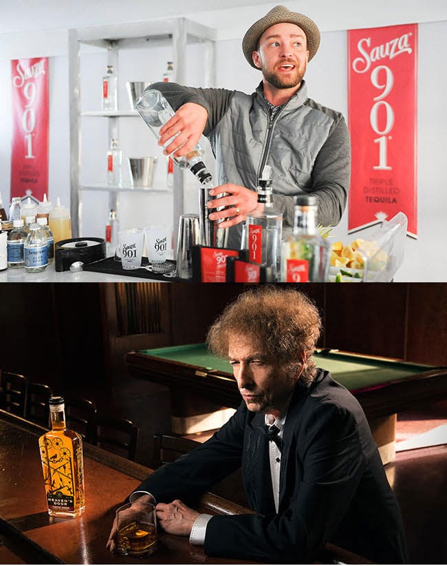 Ten musician-backed spirits brands