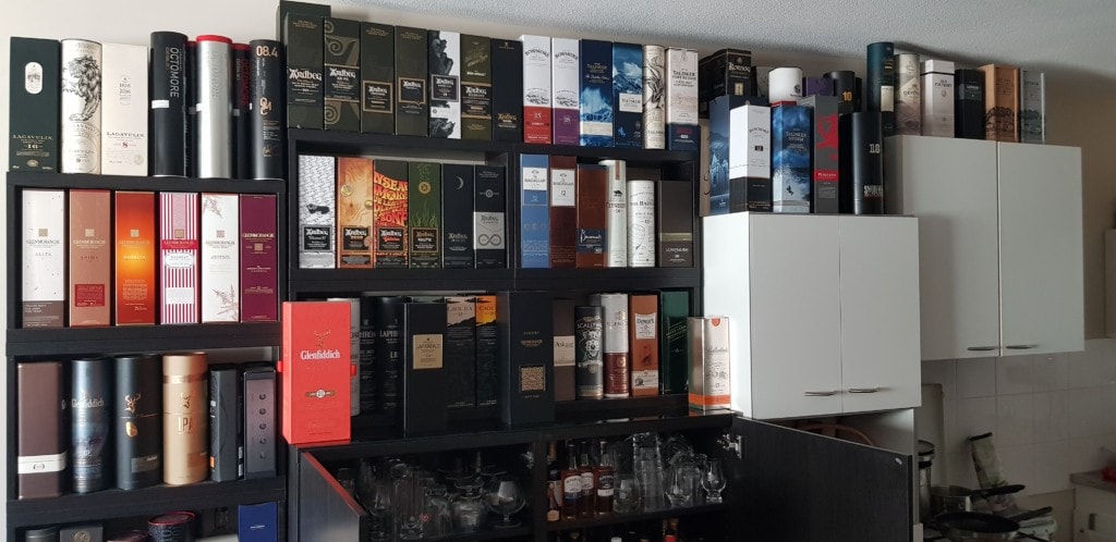 Interview with Emmanuel Joannis, a proud and meticulous collector of whisky bottles