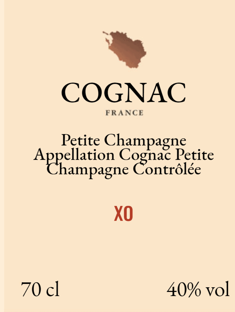 etiquette cognac