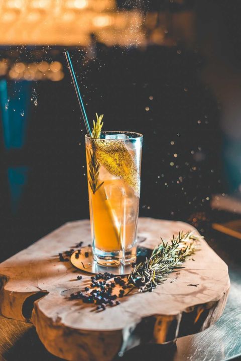 golden brandy cognac cocktail by camille pelisson