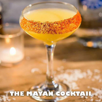 THE MAYAN a cocktail based on tequila by Alex Valencia