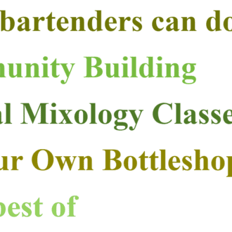 Brad Japhe nous raconte comment les barmans survivent au COVID-19 ?