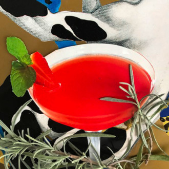 Spirits Hunters cocktail of the week with a twist: Red Rum/Raspberry