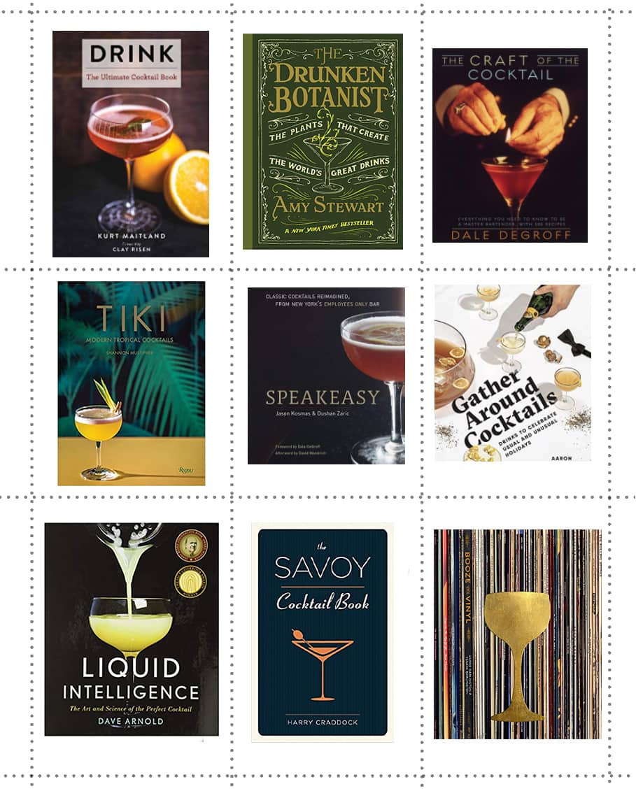 cocktail books - libros de coctelería