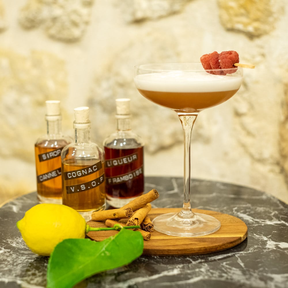 cognac cocktail saint valentin