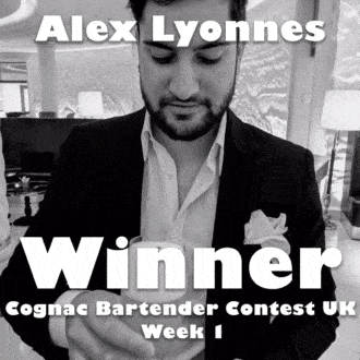 Conoce a Alex Lyonnes, ganador de la primera semana del Cognac Bartender Contest UK