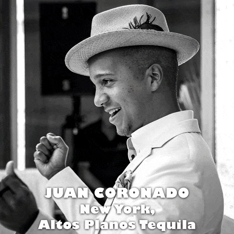 bartender juan coronado and the bees knees cocktail
