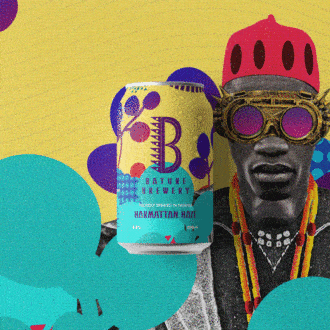 La cervecería artesanal nigeriana Bature Brewery estrena diseño de artista afro pop Williams Chechet
