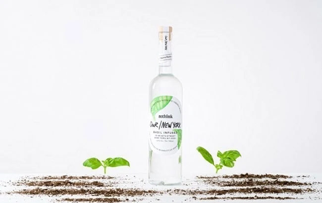 our new york vodka basil infused