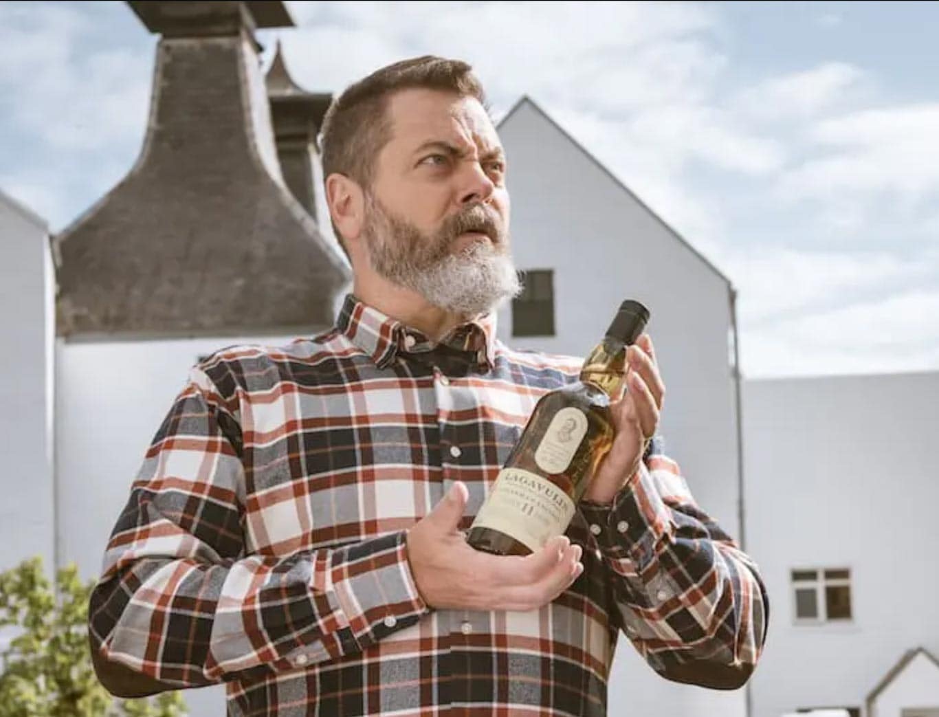 Lagavulin Whisky creates 11 year old whisky with actor Nick Offerman