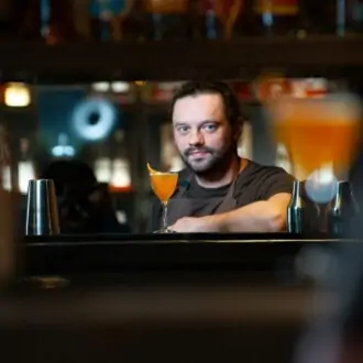 The Berry Split, a cognac cocktail for the summer by Guillaume Le Dorner