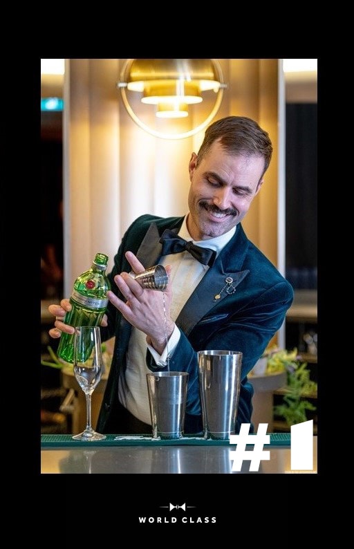 James Grant World Class Diageo 2021 Best Bartender of tbe world - mejor bartender del mundo