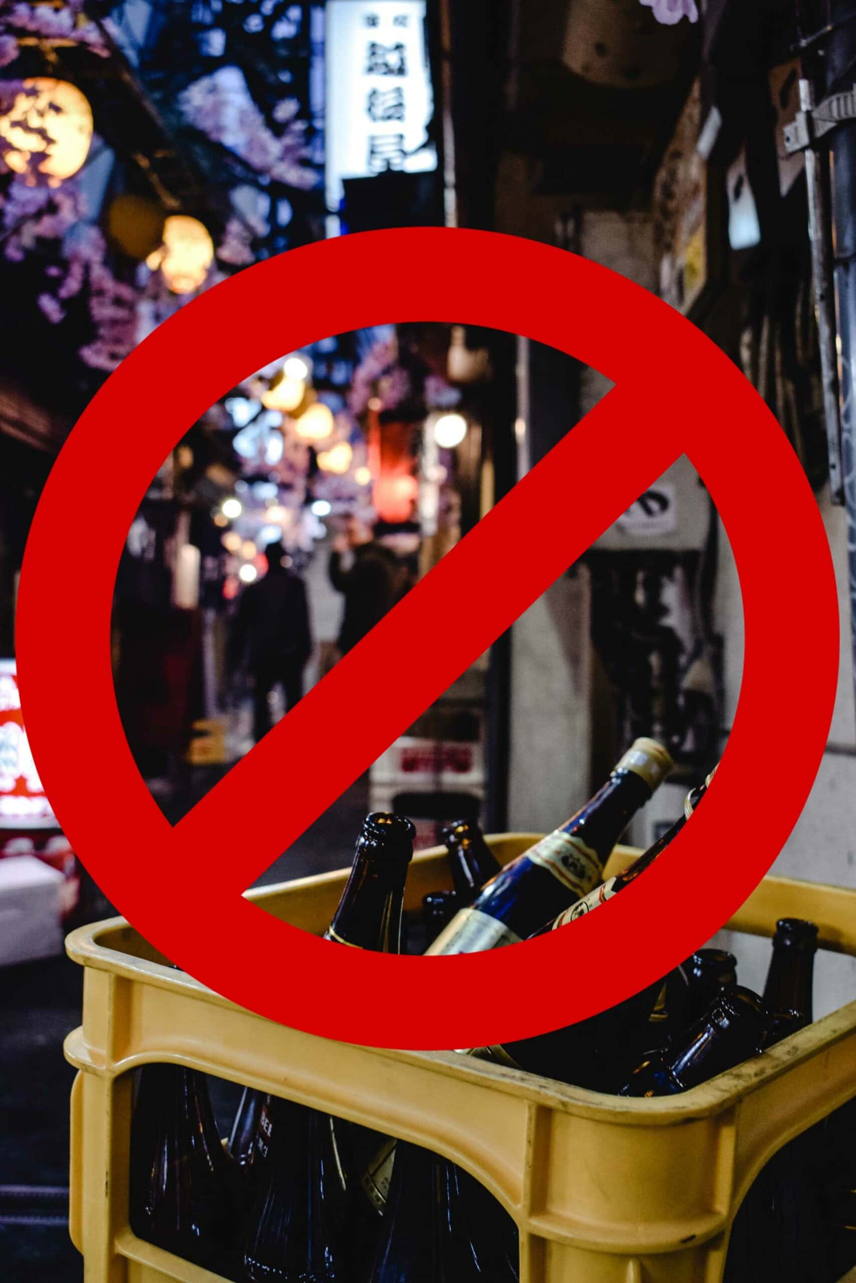 forbidden alcohol tokyo bars