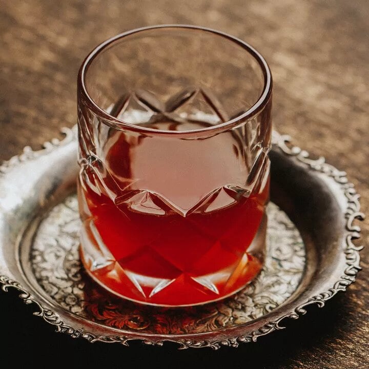 pumpkin sazerac thanksgiving cocktail