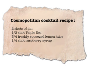 Conosci la ricetta del cocktail Cosmopolitan? Cancella l’immagine sullo schermo per scoprire front
