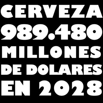 El mercado de la cerveza alcanzará los 989.480 millones de dólares en 2028