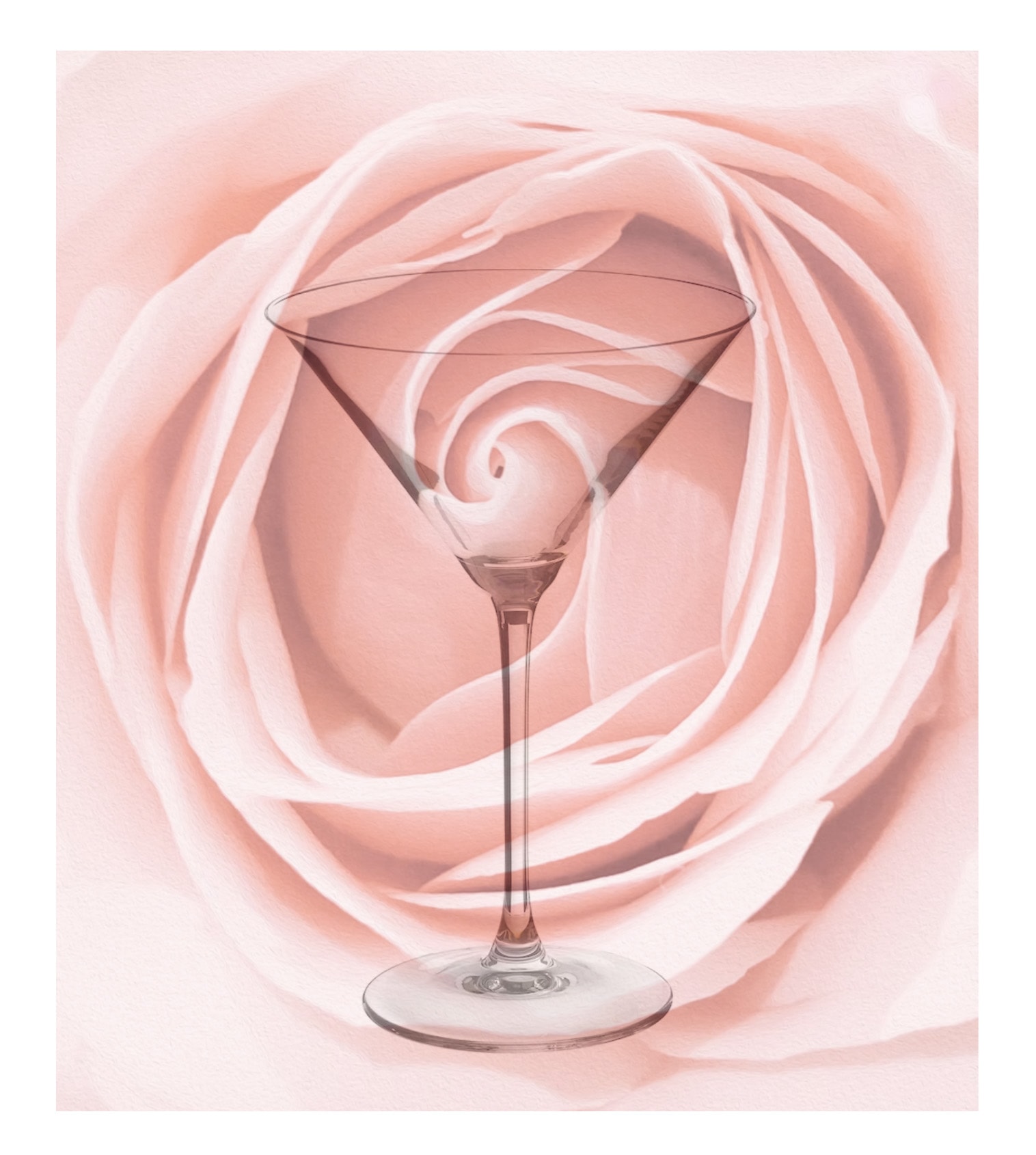 Reverse Martini Rose