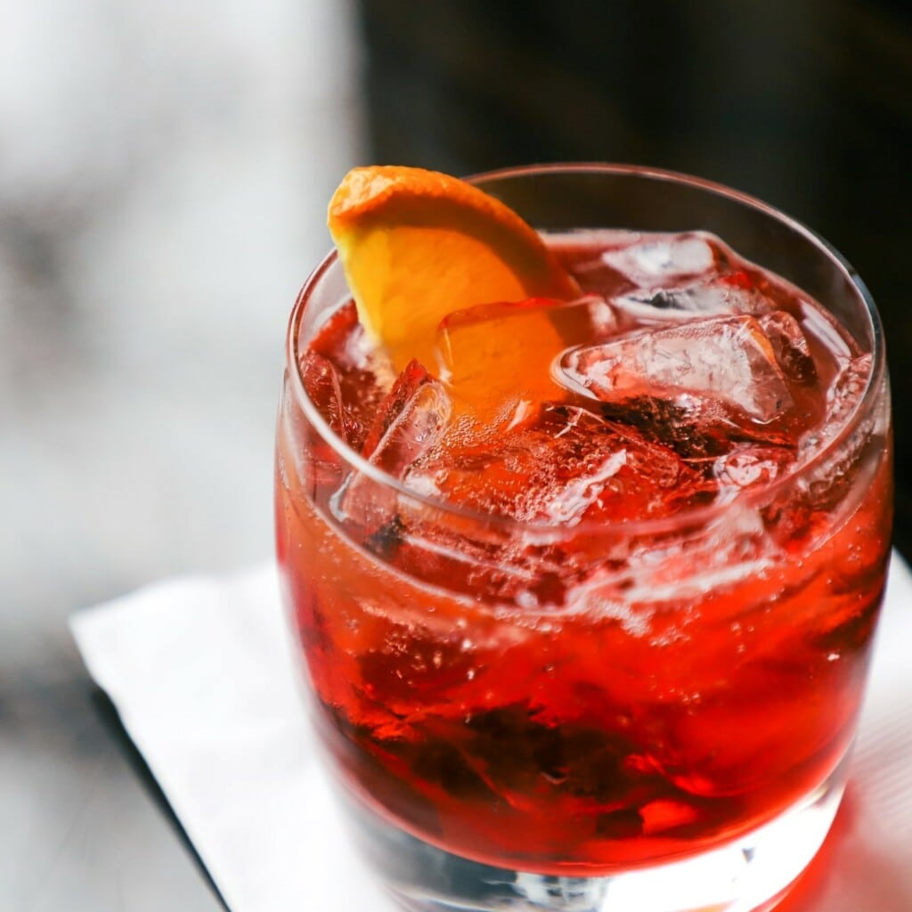 christmas cocktails - negroni