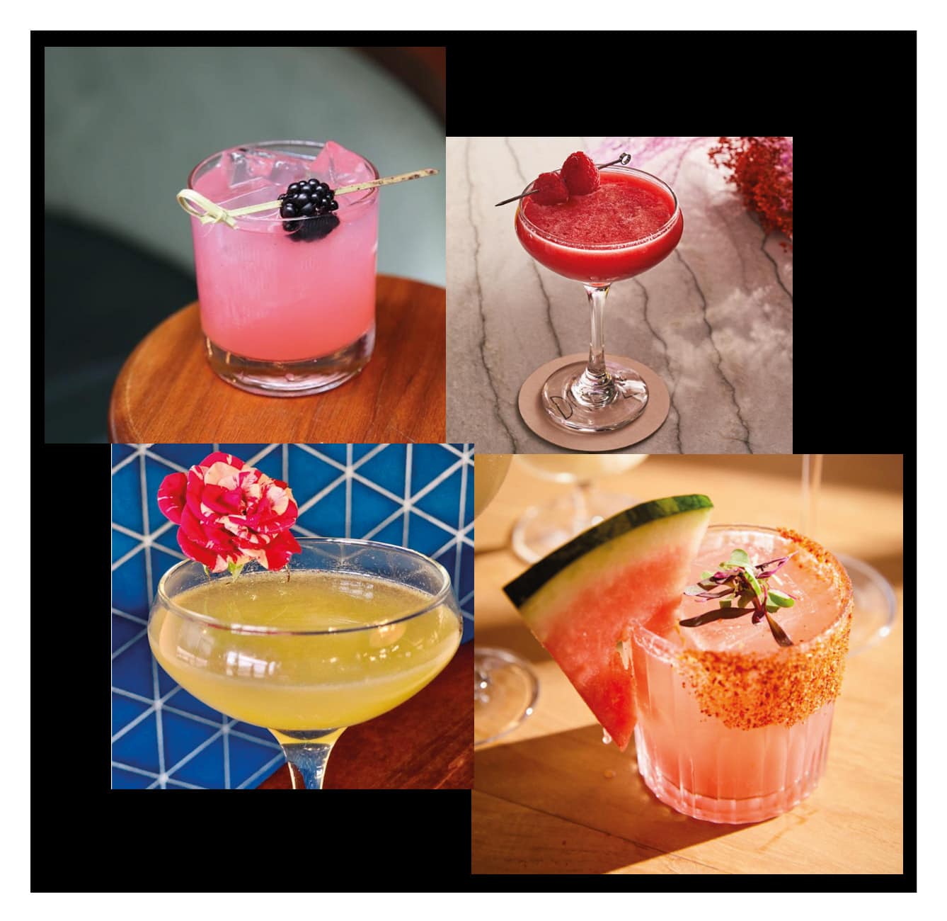 Valentine's Day Cocktails Cocktails pour la Saint-Valentin