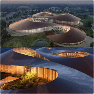 Blue Run construye una nueva destilería de whisky asombrosa