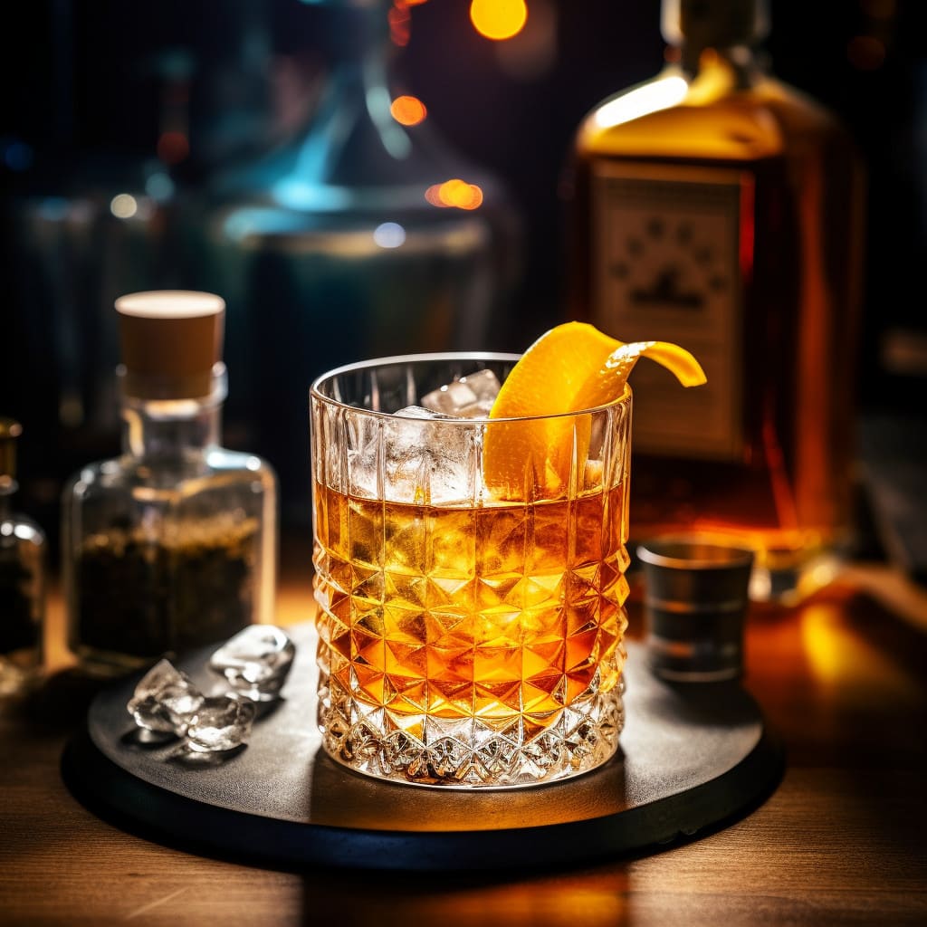 old fashioned whisky cocktail