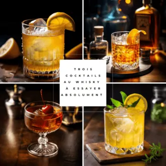 3 cocktails à base de whisky à essayer absolument !