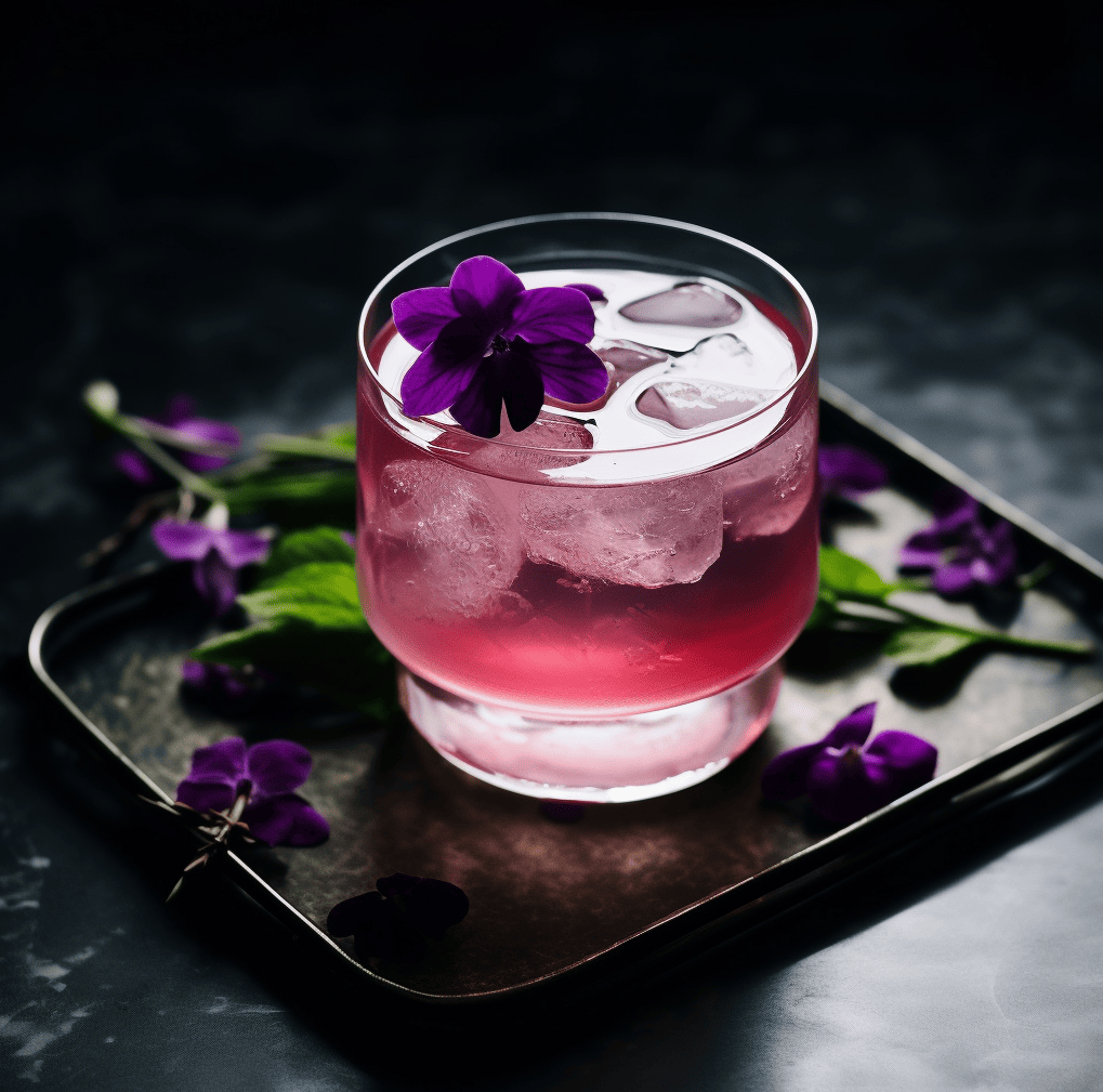 Sake yuzu cerise cocktail