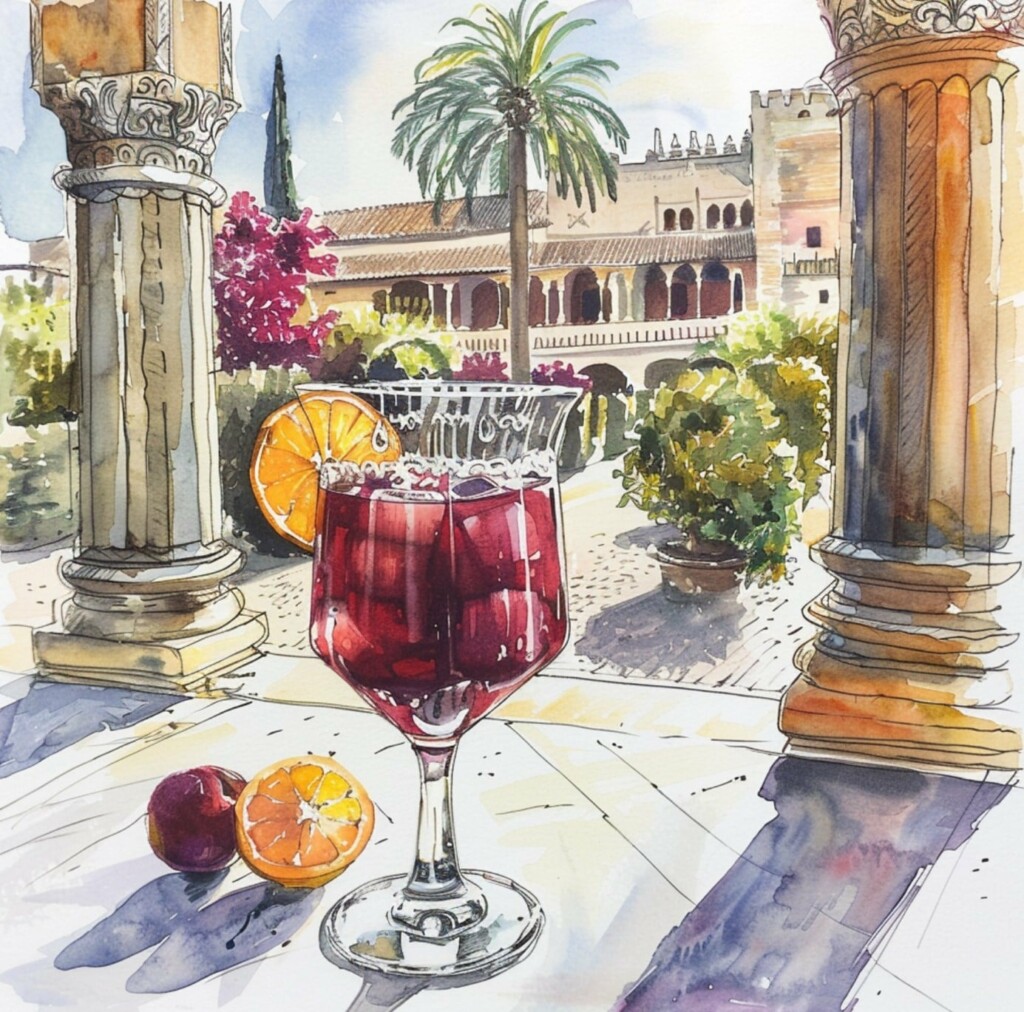sangría drink