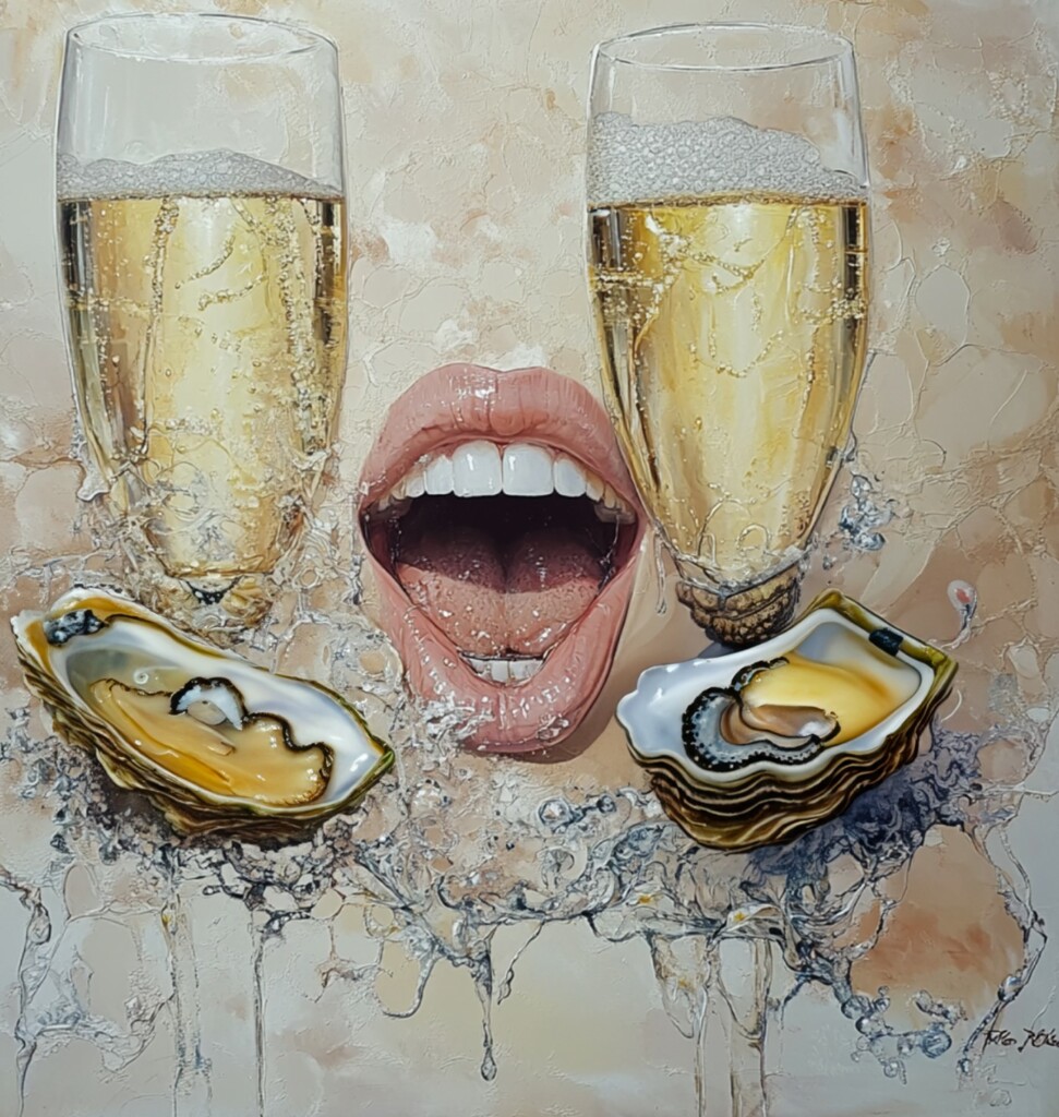 Champagne oyster umami - Champagne huîtres umami