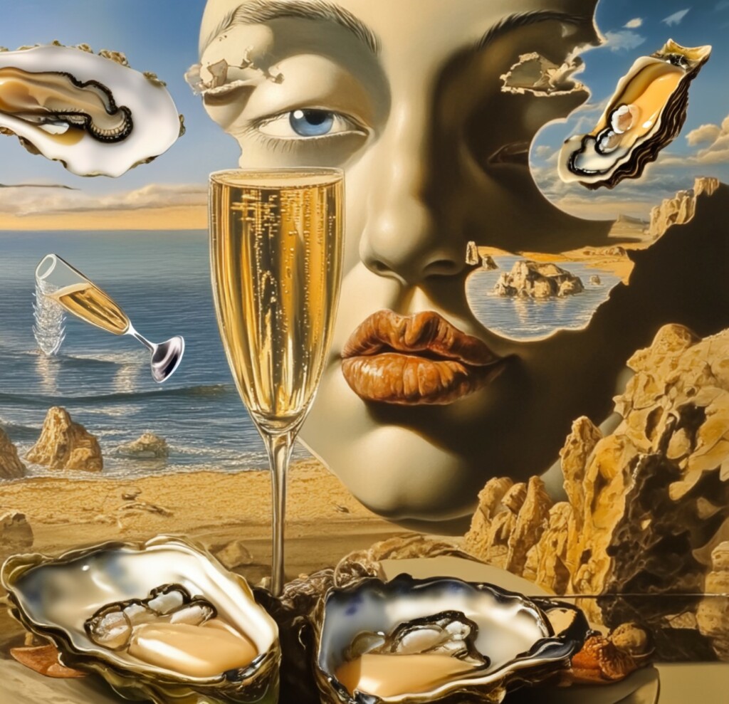 Champagne oysters umami - champagne huitres umami