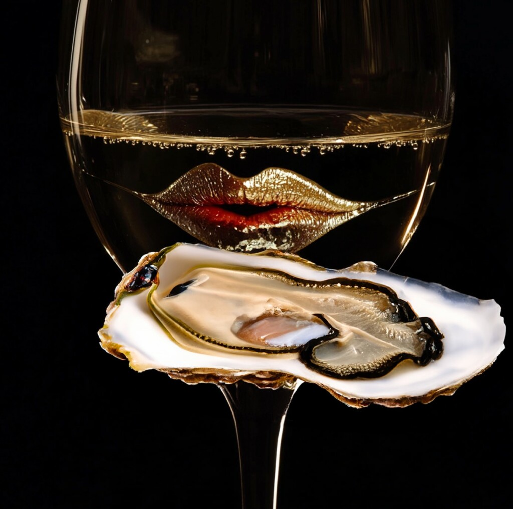 Le Champagne et les Huîtres sont de Parfait Umami