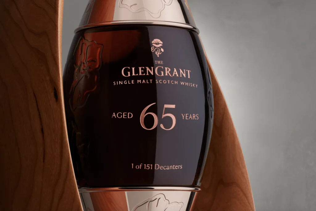 glen grant 65 whisky design