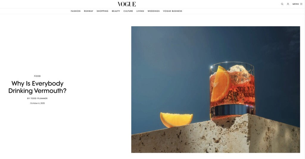 drink vermouth 2025
