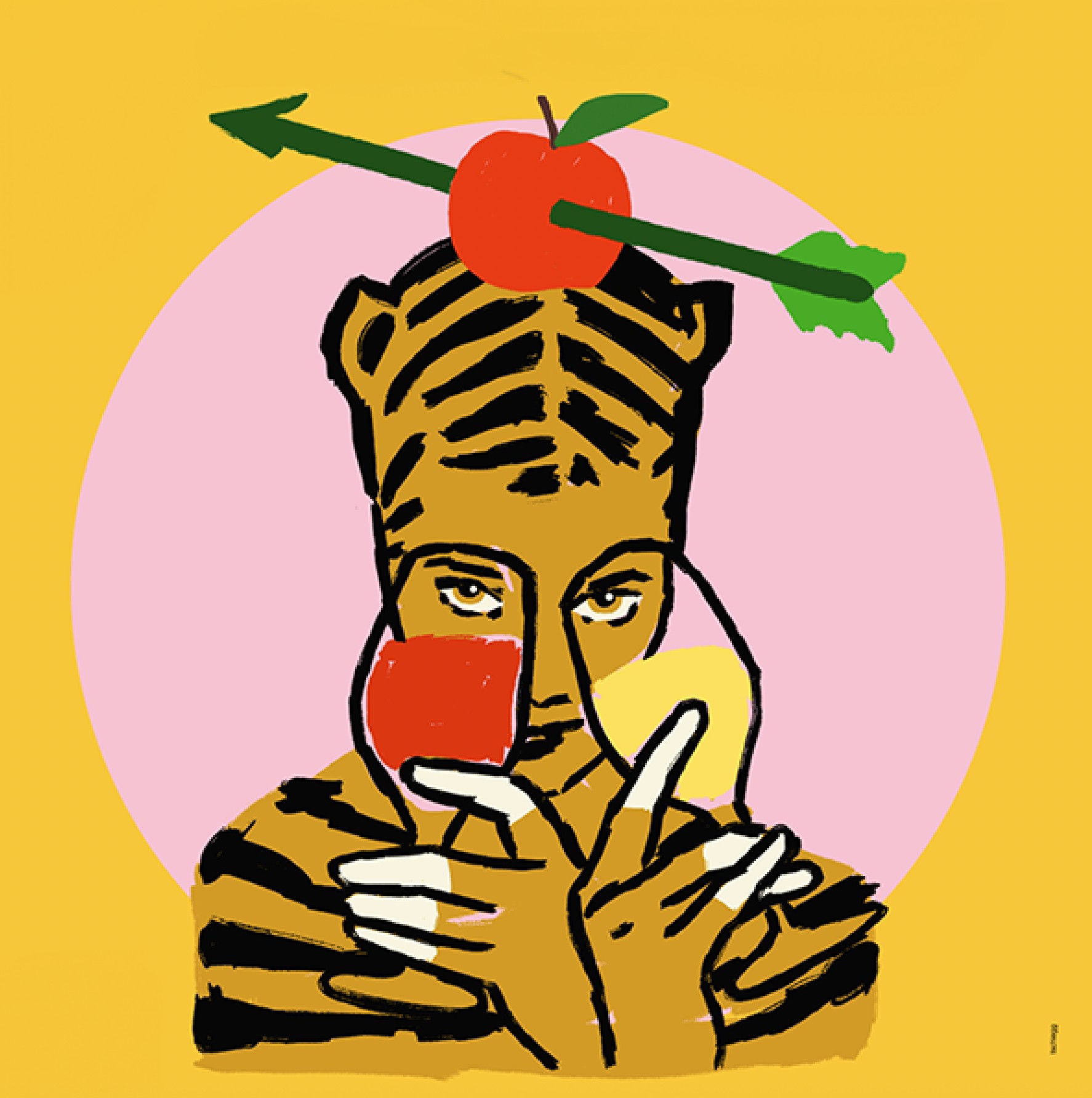 Festival Extra-BRUT(es) 2026 16.17 Mai vins naturels & cidres d’auteurs - Affiche 2026 • Anne-Sophie Tschiegg